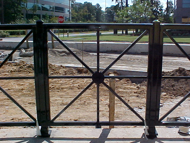 Architectural metal fabrication — decorative steel gate