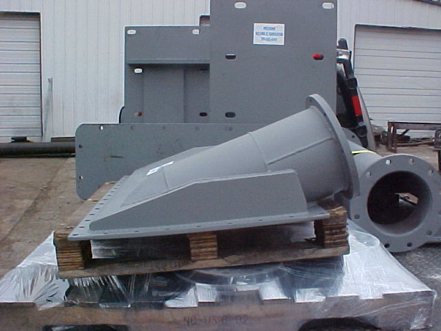 Industrial steel metal fabrication