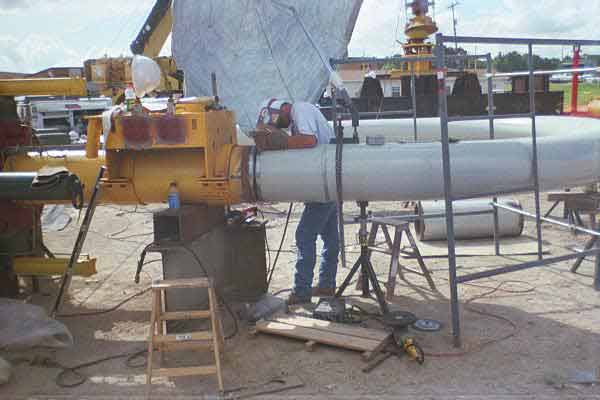 Process piping fabricated for oil and gas service