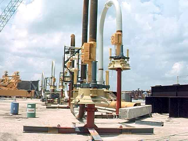 Oil and gas piping fabrication in the shop