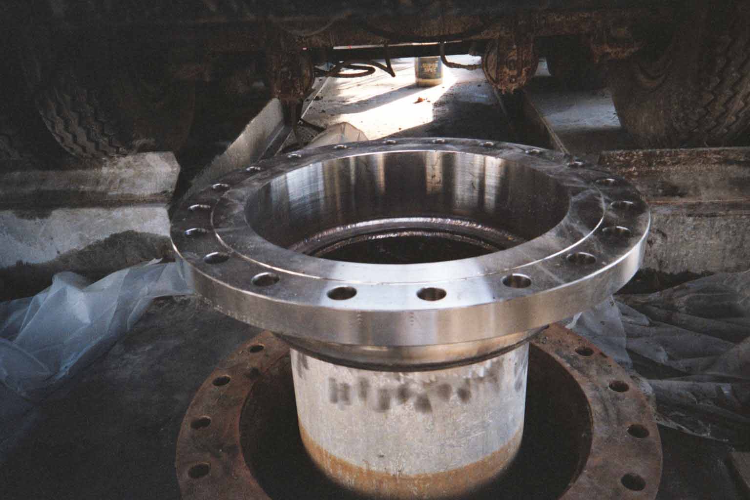 Stainless steel process piping detail