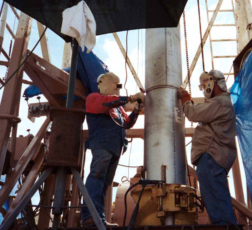 Stainless steel piping fabrication in the shop